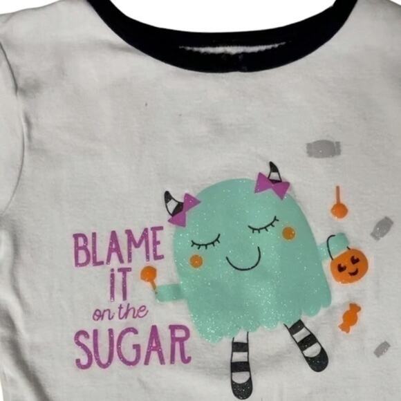 Carter’s Short Sleeve T-shirt Blame it on the Sugar Size 4T tee - Picture 3 of 8